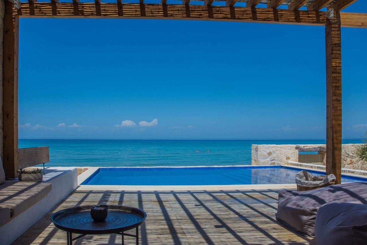Niova Villa - Seafront, Private Pool And Ionian Sea Views, By Zantewize アリケス エクステリア 写真